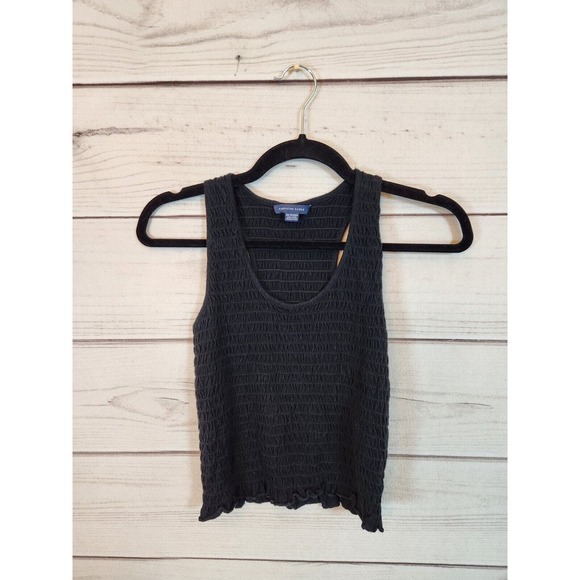 American Eagle Outfitters Tops - American‎ Eagle Outfitters Women's Black Stretch Tank Top Size XS